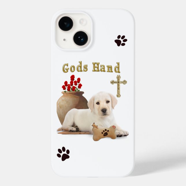 Funda De Case-Mate Para iPhone Cachorro cristiano (Reverso )