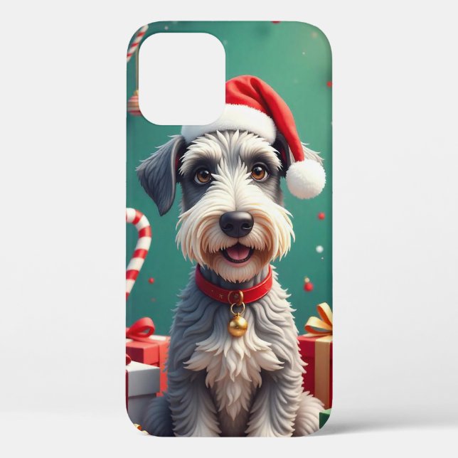 Funda De Case-Mate Para iPhone 🎅🐶 Cachorro de Dibujos Animados Festivo Magia In (Reverso )