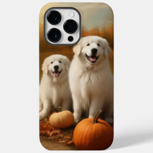 Funda Para iPhone 14 Pro Max De Case-Mate Cachorro de Grandes Pirineos Delicia de Otoño Cala