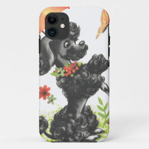 Funda Para iPhone 11 cachorro de perro con paraguas