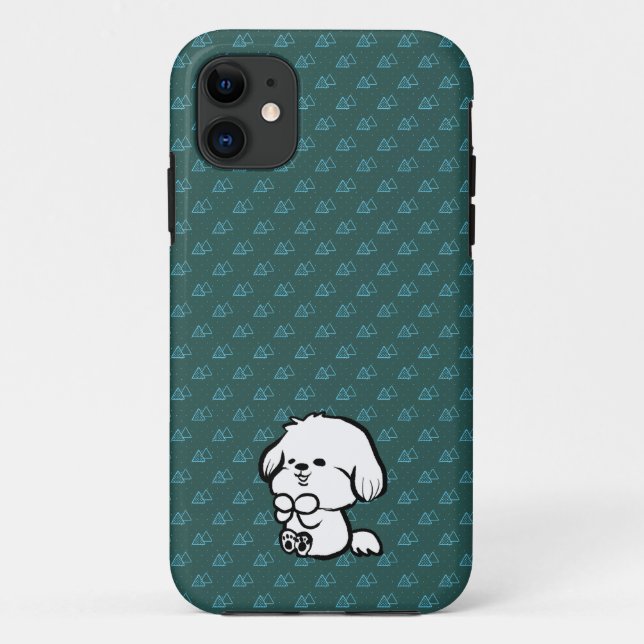 Funda De Case-Mate Para iPhone Cachorro feliz (Reverso)
