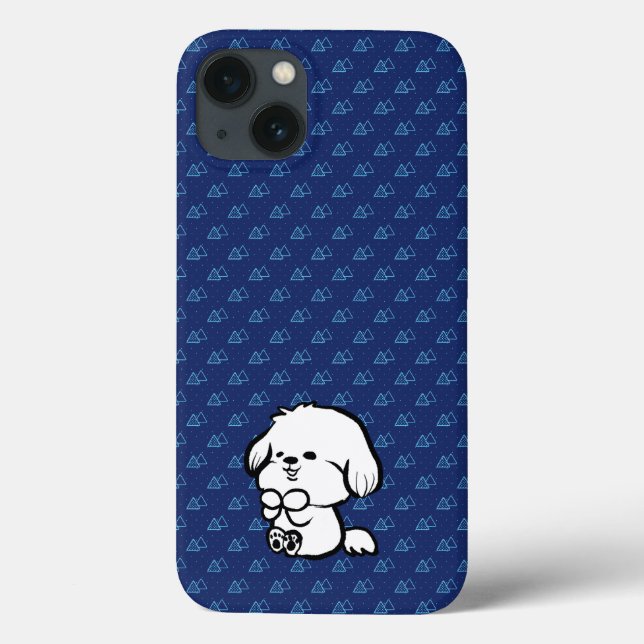 Funda De Case-Mate Para iPhone Cachorro feliz (Reverso)