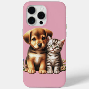 Funda Para iPhone 15 Pro Max Cachorro/gatito