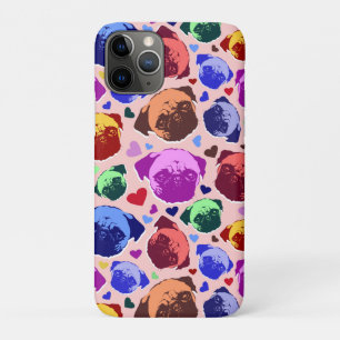Funda Para iPhone 11 Pro Cachorro Pug PopArt Estilo Retro