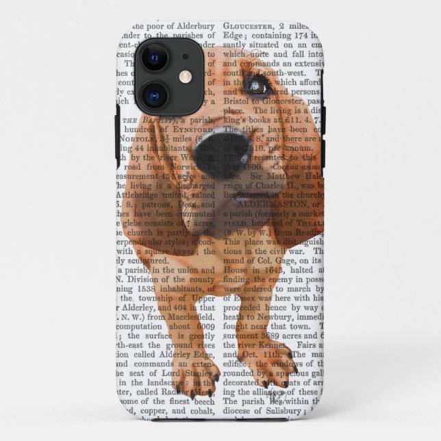 Funda De Case-Mate Para iPhone Cachorro sangriento (Reverso)