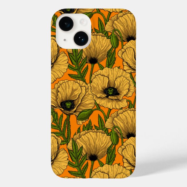 Funda De Case-Mate Para iPhone Cachorros amarillos (Reverso )