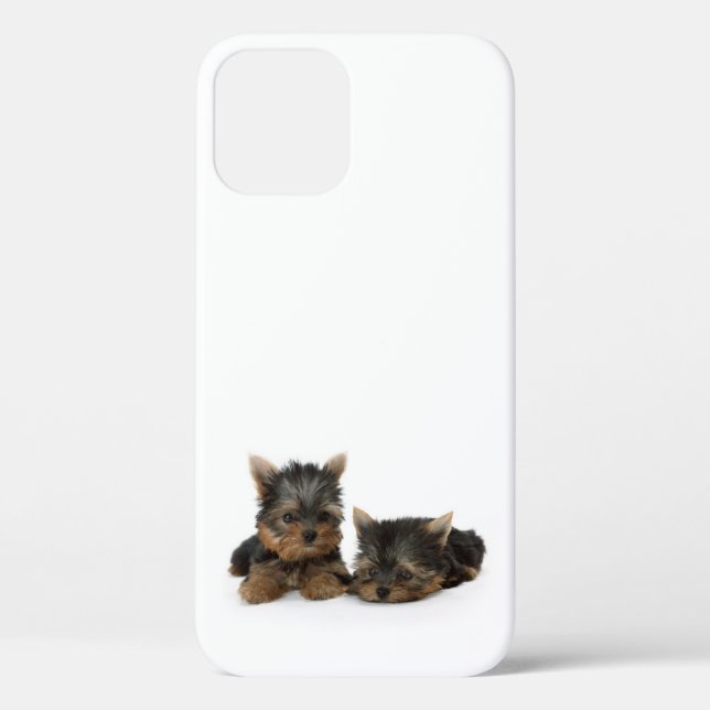 Funda De Case-Mate Para iPhone Cachorros de Cute Yorkshire Terrier (Reverso )