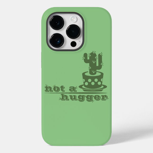 Funda De Case-Mate Para iPhone Cacti No es gracioso decir (Reverso )