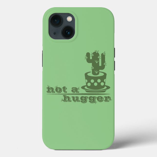 Funda De Case-Mate Para iPhone Cacti No es gracioso decir (Reverso )