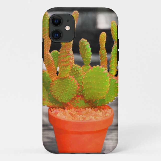 Funda De Case-Mate Para iPhone Cactus colorido (Reverso)