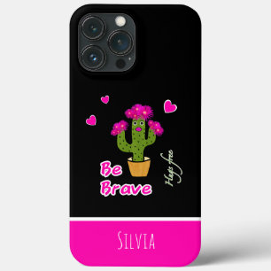 Funda Para iPhone 13 Pro Max Cactus de color verde