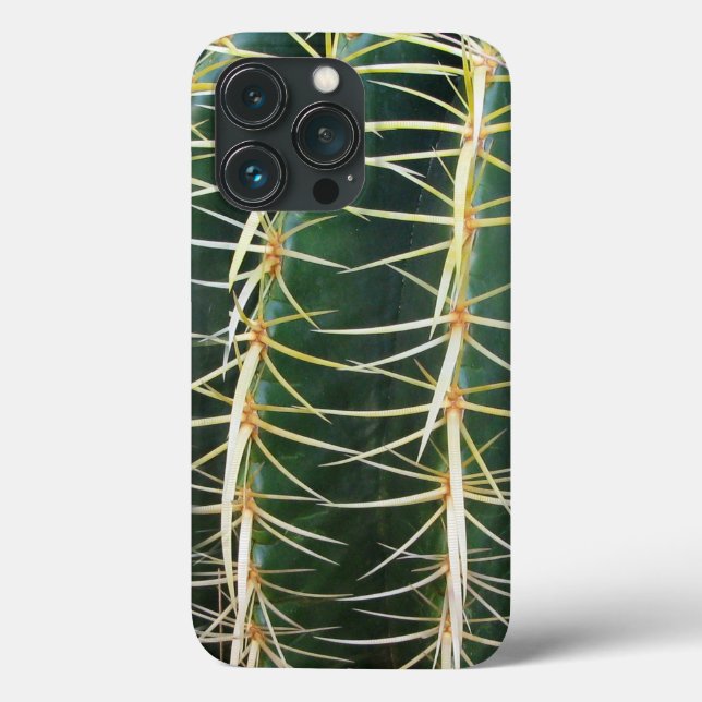 Funda De Case-Mate Para iPhone Cactus de la Esfera Verde Botánica (Reverso )