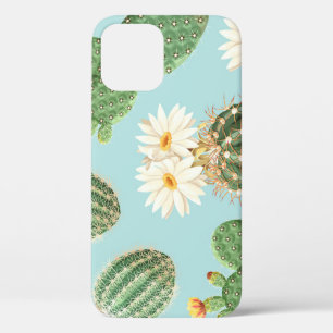 Funda Para iPhone 12 Cactus, flores rosas: decoración luminosa