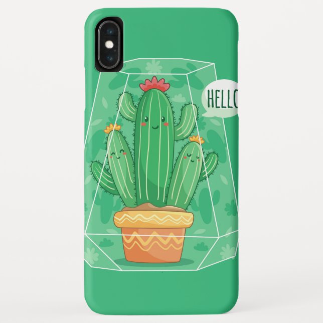 Funda De Case-Mate Para iPhone Cactus lindo (Reverso)