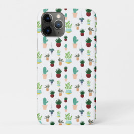 Funda Para iPhone 11 Pro Cactus Suculentas Personalizados
