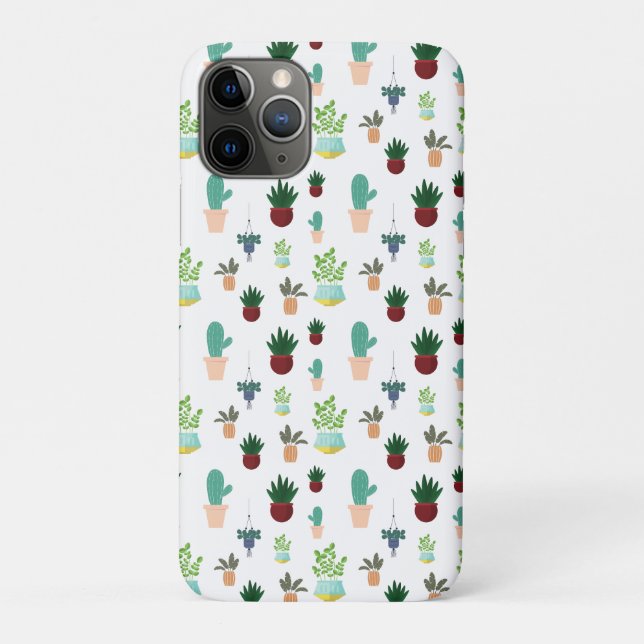 Funda De Case-Mate Para iPhone Cactus Suculentas Personalizados (Reverso)