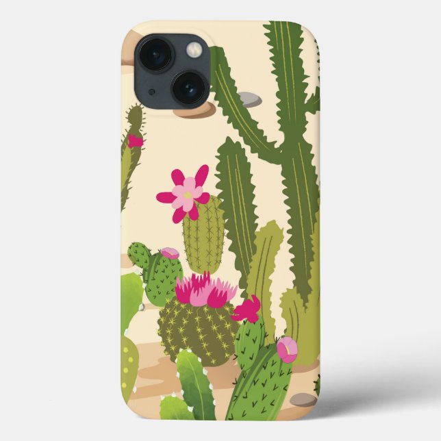 Funda De Case-Mate Para iPhone Cactus Variety (Reverso)
