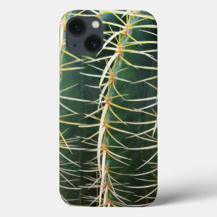 Funda Para iPhone 13 Cactus verde botánico de la esfera