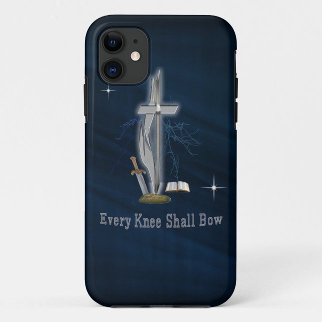 Funda De Case-Mate Para iPhone Cada rodilla se doblegará (Reverso)