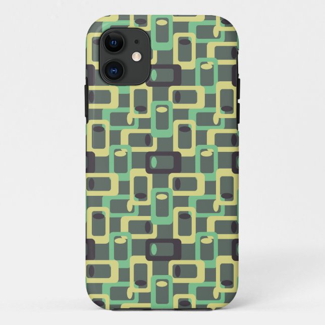 Funda De Case-Mate Para iPhone Cadena de eslabones grises  (Reverso)