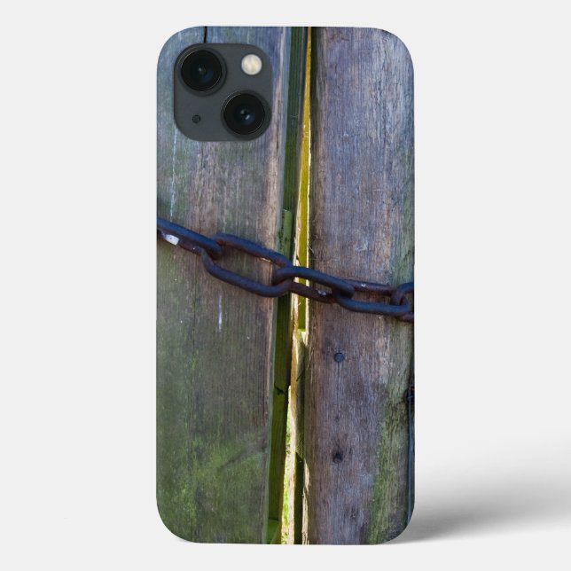 Funda De Case-Mate Para iPhone Cadena de madera (Reverso)