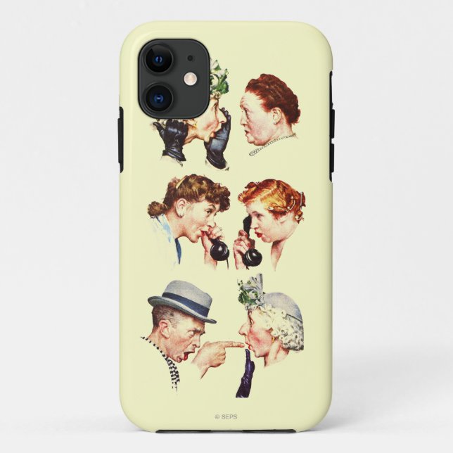 Funda De Case-Mate Para iPhone Cadena del chisme (Reverso)