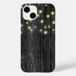 Funda Para iPhone 14 De Case-Mate Cadena ligera sobre madera negra