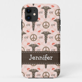 Funda Para iPhone 11 Caduceo de la terapia profesional OT