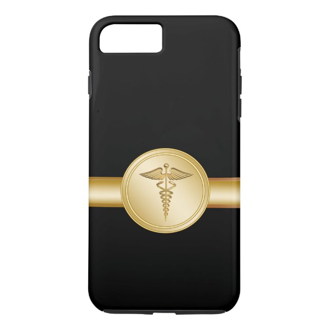 Funda De Case-Mate Para iPhone Caduceo del médico (Reverso)