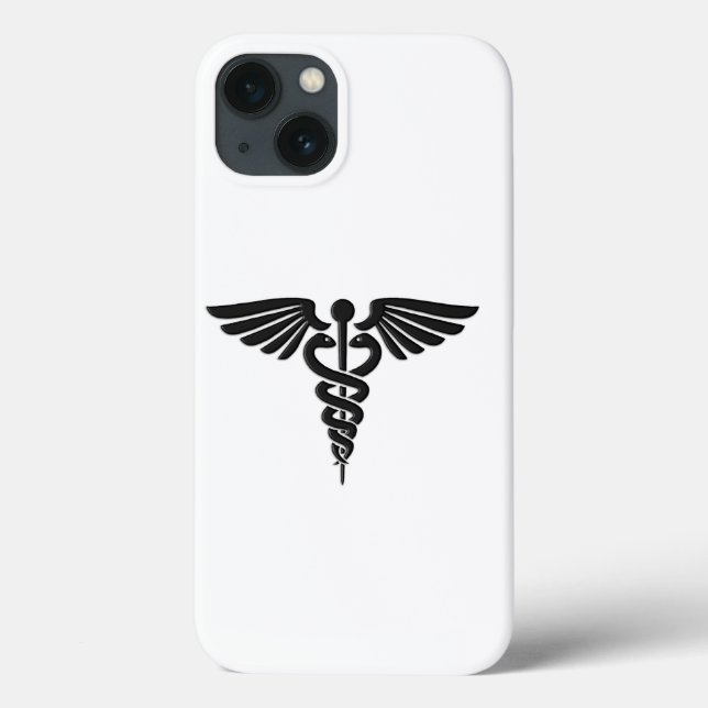 Funda De Case-Mate Para iPhone Caduceo Médico (Reverso)