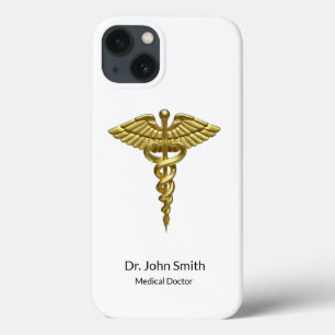 Funda Para iPhone 13 Caducto de oro médico de precisión profesional