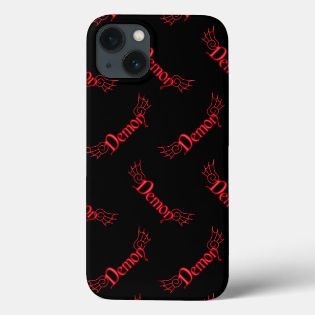 Funda De Case-Mate Para iPhone Caer en Demón con las alas (Reverso)