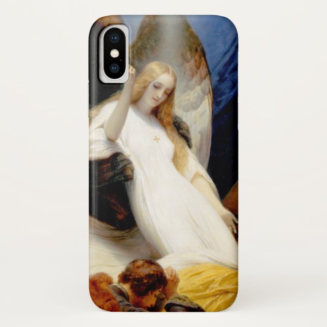 Funda De Case-Mate Para iPhone Caer en el ángel de la muerte (Reverso)