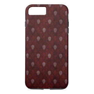 Funda Para iPhone 8 Plus/7 Plus Caer en rojo las Skulls victorianas