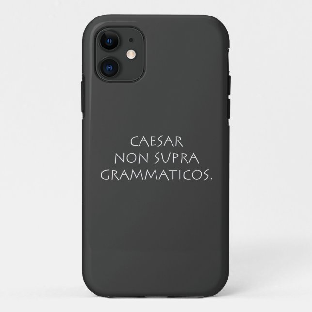 Funda De Case-Mate Para iPhone Caesar non supra grammaticos (Reverso)