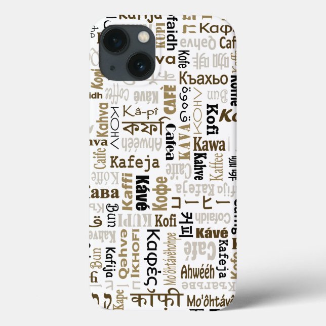 Funda De Case-Mate Para iPhone Café (Reverso)