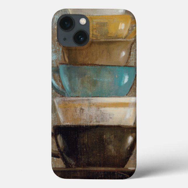 Funda De Case-Mate Para iPhone Café apilado (Reverso)