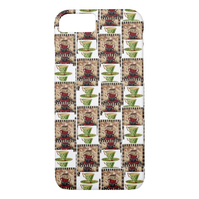 Funda De Case-Mate Para iPhone Café de casos IPhone (Reverso)