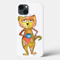 Café de gato tierno y caprichoso