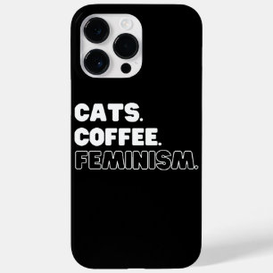 Funda Para iPhone 14 Pro Max De Case-Mate Café de Gatos Feminismo