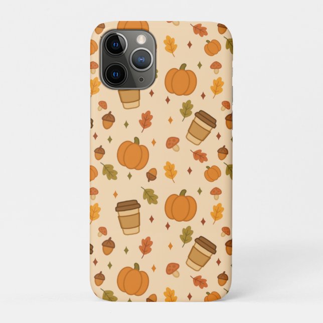 Funda De Case-Mate Para iPhone Café de Otoño (Reverso)
