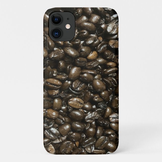 Funda De Case-Mate Para iPhone Café frijol (Reverso)