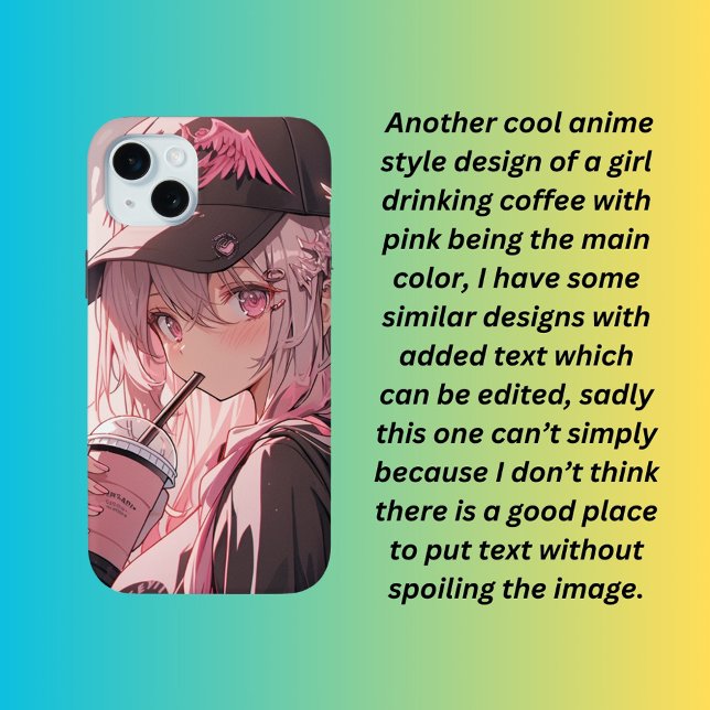 Funda De Case-Mate Para iPhone Café matutino, anime (Subido por el creador)
