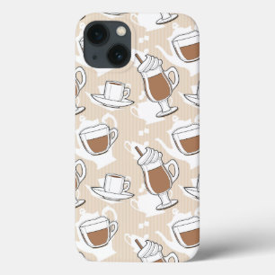 Funda Para iPhone 13 Café, modelo dulce