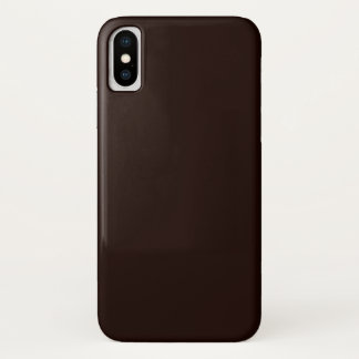 Funda Para iPhone XS Café negro