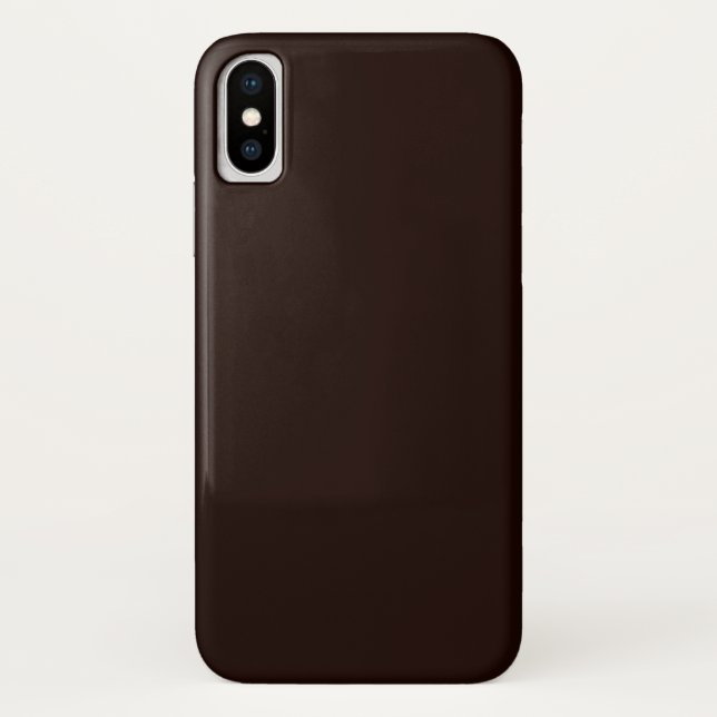 Funda De Case-Mate Para iPhone Café negro (Reverso)