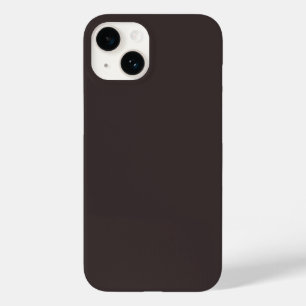 Funda Para iPhone 14 De Case-Mate Café negro (color sólido)