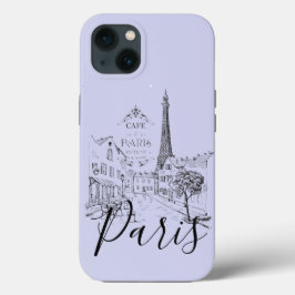 13 Cafe Paris Funda para iPhone Case-Mate