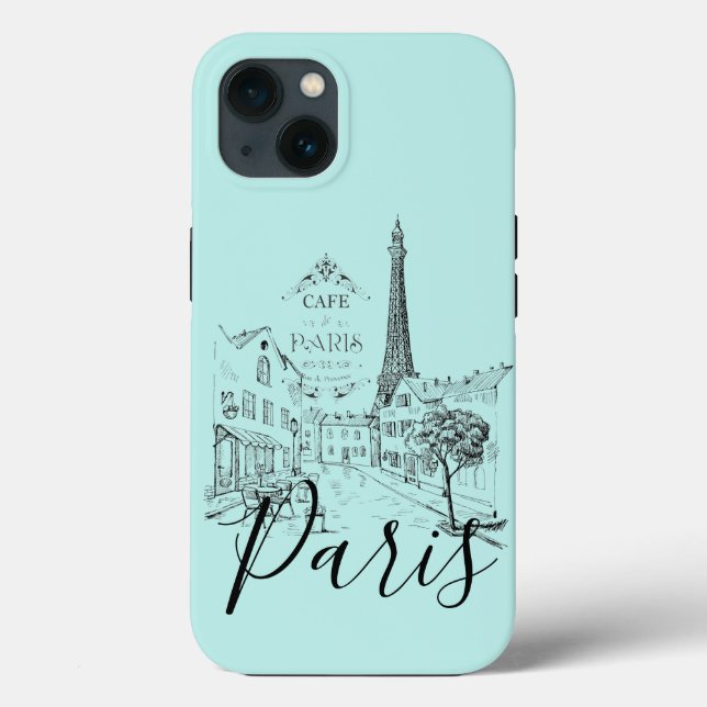 Funda De Case-Mate Para iPhone Cafe Paris   Funda para iPhone Case-Mate (Reverso )