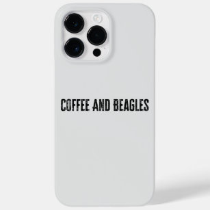 Funda Para iPhone 14 Pro Max De Case-Mate Café Y Beagles/ Beagle Perros Amantes
